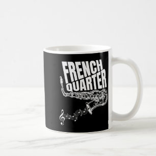 Funny New Orleans Mardi Gras Jazz Saxophone  Coffee Mug