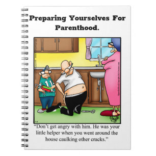 Funny New Parents Humour Notebook 