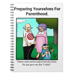 Funny New Parents Humour Notebook