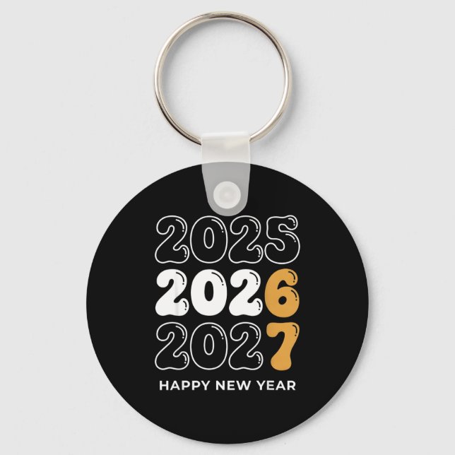 Funny New Year 2026 Kids Six Seven 67 Meme  Keychain (Front)
