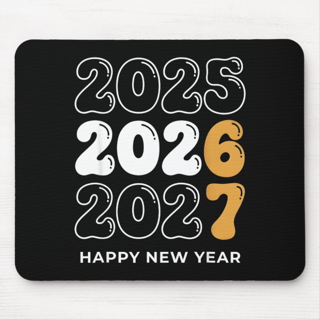 Funny New Year 2026 Kids Six Seven 67 Meme  Mouse Pad (Front)
