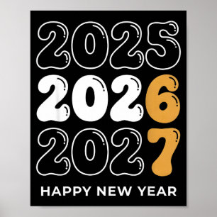 Funny New Year 2026 Kids Six Seven 67 Meme  Poster