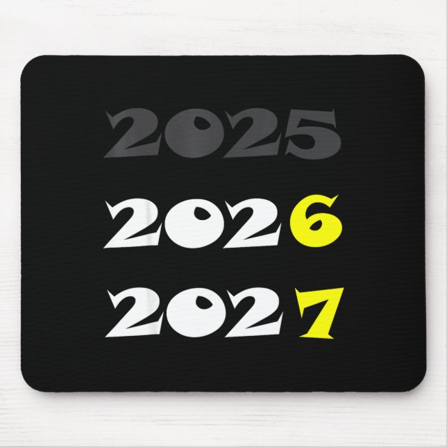 Funny New Year 2026 Six Seven 67 Meme  Mouse Pad (Front)