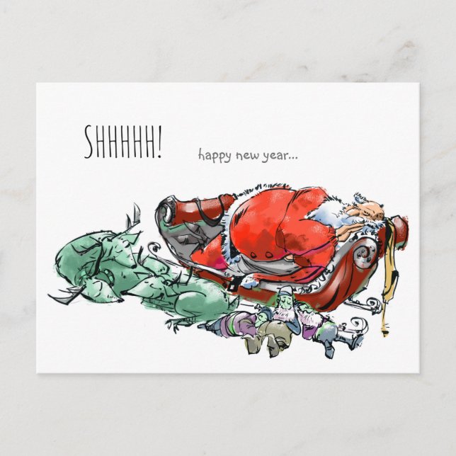 funny New Years Card (Front)