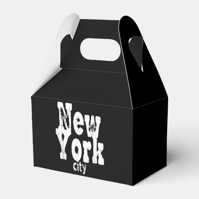 Funny New York City  Favor Box (Front Side)