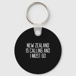 Funny New Zealand Quote Keychain