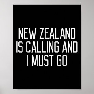 Funny New Zealand Quote  Poster