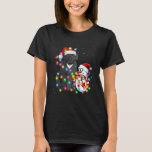 Funny Newfoundland Dog Christmas Tee Snowman Light<br><div class="desc">Funny Newfoundland Dog Christmas Tee Snowman Lights Pajama</div>