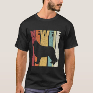Funny Newfoundland Dog Newfie Owner Retro Vintage  T-Shirt