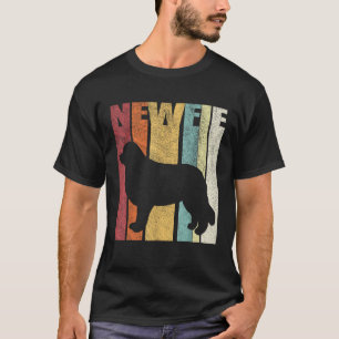 Funny Newfoundland Dog Newfie Owner Retro Vintage T-Shirt
