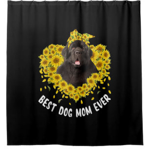 Funny Newfoundland Mom Loves Sunflower Mors Day