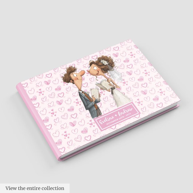 Funny Newlyweds Humour Mariage Livre d'or (Funny Newlyweds Humor Wedding Guest book)