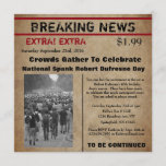 Funny Newspaper Birthday Invitation<br><div class="desc">Let the party goers know to get ready for a fun and silly night with this newpaper birthday invitation!</div>