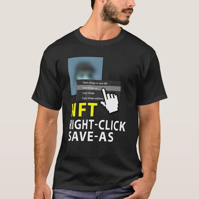 Funny Nft Crypto Currency Meme Funny Nft T-Shirt (Front)