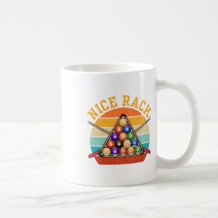 Funny Nice Rack Billiards Player Pool Triangle Coffee Mug