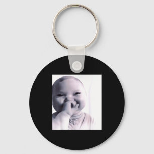 Funny Niche Baby Gen Z Meme Ai Viral Giggling Ai L Keychain