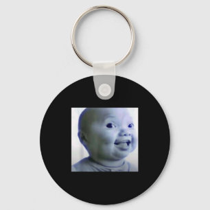 Funny Niche Baby Gen Z Meme Ai Viral Giggling Ai L Keychain