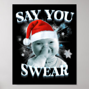 Funny Niche Baby Gen Z Meme Ai Viral Giggling Ai L Poster