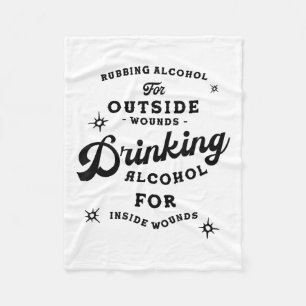 Funny Nick Miller Quote Shirt_ Alcohol Saying New  Fleece Blanket