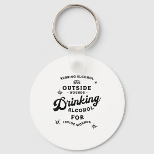 Funny Nick Miller Quote Shirt_ Alcohol Saying New Keychain