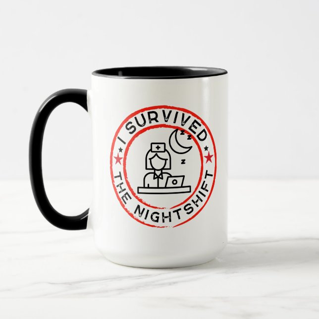Funny Nightshift Nurse Mug (Left)