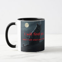 Funny Ninja Cat Meme Customizable Coffee Mug