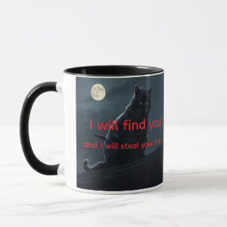 Funny Ninja Cat Meme Customizable Coffee Mug