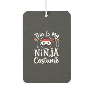Funny Ninja Costume Halloween Design_1 Air Freshener