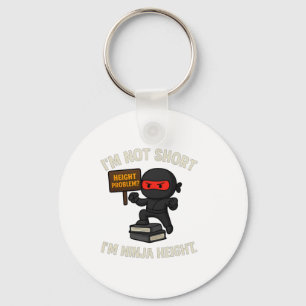 Funny Ninja Height Martial Arts Boxing Design Keychain
