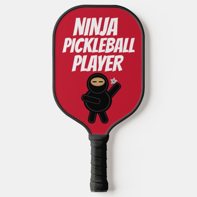  FUNNY NINJA PICKLEBALL PLAYER PADDLES (Front)