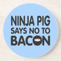 Funny Ninja Pig Says No to Bacon