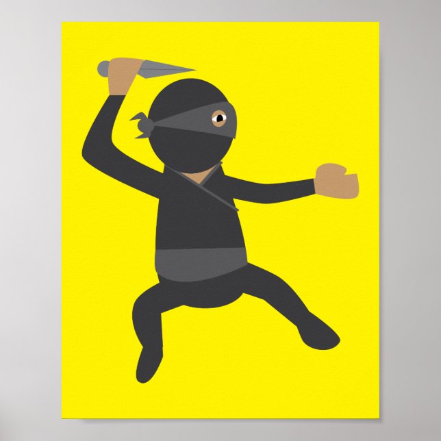 Funny Ninja Poster (Front)