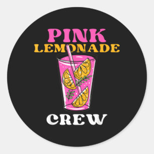 Funny nk Lemonade Crew Lemon Juice Boss Classic Round Sticker