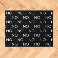Funny NO Black White Introvert Minimal