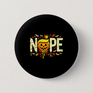 Funny No Kings Halloween 2025 Distressed Usa Flag  2 Inch Round Button