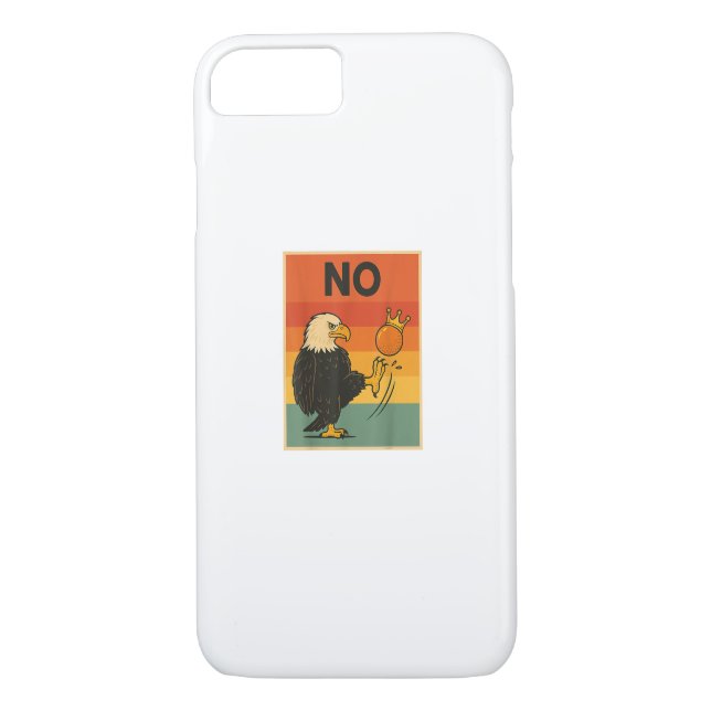 Funny No Kings In America Men Women Case-Mate iPhone Case (Back)