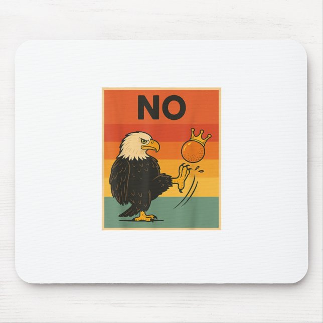 Funny No Kings In America Men Women Style Mouse Pad (Front)