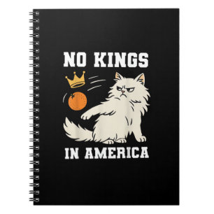 Funny No Kings In America Retro Classic Notebook