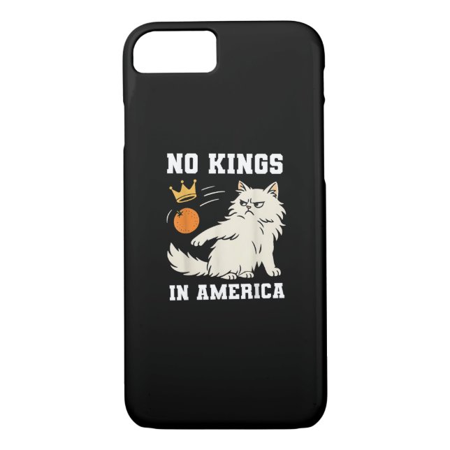 Funny No Kings in America Retro Classic Style Case-Mate iPhone Case (Back)