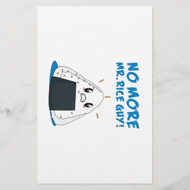 Funny No More Rice Guy (Front)