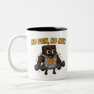 Funny "No Pain, No Melt" Chocolate Gym Mug
