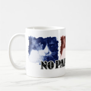 Funny No Paparazzi Cat Colour Coffee Mug