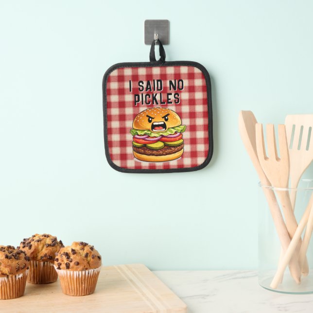 Funny No Pickles Pot Holder (Insitu(Hanging))