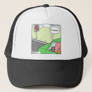 Funny No Squid Zone Trucker Hat