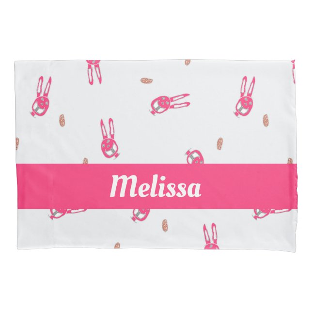 Funny no tooth bunny pillowcase (Front)