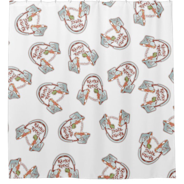 Funny noodle bowl headphones Music and Ramen (Front)