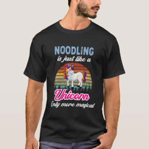 Funny Noodling Design - Retro Unicorn Vintage Suns T-Shirt