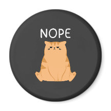Funny Nope Cat Graphic