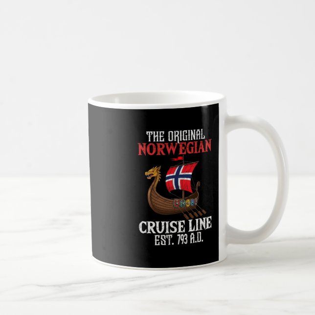 Funny Norwegian Cruise Line  Coffee Mug (Right)
