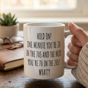 Funny Nostalgia Happy 70th Birthday Coffee Mug